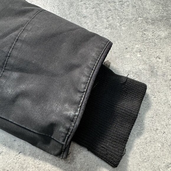 Canada Goose Down Parka Winter Coat Jacket Size Large Black - Picture 10 of 16